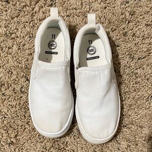 Wonder Nation White Slip-On Sneakers